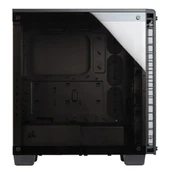 CORSAIR Corsair Crystal 460X RGB Fanli Tempered Glass Pencereli ATX KASA PSU YOK - 4