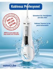 WaterPulse WP-V500-W Water Flosser Taşınabilir Şarjlı Masajlı Diş Protez Bakım ve Ağız Duşu - 3