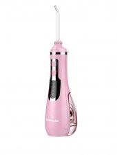 WaterPulse WP-V500-P Water Flosser Taşınabilir, Şarjlı, Masajlı, Diş/Protez Bakım ve Ağız Duşu Pembe - 1