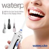 WaterPulse WP-V500-P Water Flosser Taşınabilir, Şarjlı, Masajlı, Diş/Protez Bakım ve Ağız Duşu Pembe - 11