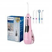WaterPulse WP-V500-P Water Flosser Taşınabilir, Şarjlı, Masajlı, Diş/Protez Bakım ve Ağız Duşu Pembe - 2