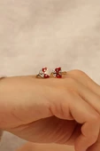 Kelebek Çocuk Altın Küpe - 1
