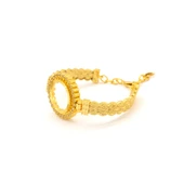 Çeyrek Altın Çerçeve Bileklik Çelik Altın Kaplama BLZ-643 - 3