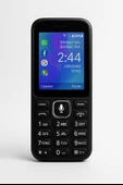 LG Tuşlu Telefon,Siyah,WhatsApp, Facebook, Wi-Fi, Bluetooth, Kamera, Çift SIM, FM Radyo - 1