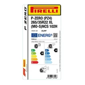 Pirelli Pzero (Pz4) 265/35 R 22 Xl-(Mo-s) Ncs ELC 102H- 2023 Yaz Lastiği - 2