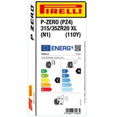 Pirelli Pzero(Pz4) Xl 315/35 R 20 110Y (N1)-2023 Yaz Lastiği - 2