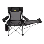 FUNKY CHAIRS Lazy 3 Plus Yatabilen Kamp Sandalyesi Siyah thumbnail 2