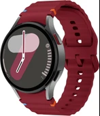 Movetime MT42X MT46X MT43A Amazfit GTS Bip 20mm Kordon Dekoratif Örgü Çizgili Spor Silikon Kayış - 2