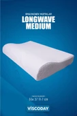 Viscoday  Visco Boyun Yastığı Boyun Destekleyici Visco Yastık Ortopedik Boyun Yastığı Ergonomik Yastık 55x37 - 1