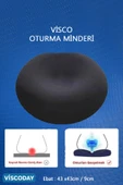 viscoday  Visco Oturma Simidi Ortopedik, Yastık Konforlu Ve Rahatlatıcı 43 X 43 X 9, D Model - 5