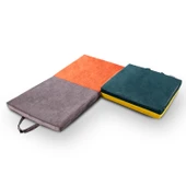 Homedius Happy Play Katlanır Yer Minderi Oyun Minderi Oyun Halısı - 120x120 cm  Antrasit 120x120 - 6