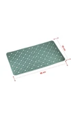 Efe Mark Premium Serisi Banyo - Küvet İçi Kaydırmaz Vantuzlu Oluklu Desenli Diktördgen Paspas 67,5 x 34,5 cm, Yeşil - 4