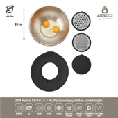 Big Chef 21 Parça Paslanmaz Çelik Tencere Tava Çeyiz Seti - 3