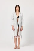 Makro Kadın Bornoz peştemal Plaj elbisesi Pareo - 1