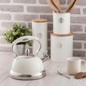 Typhoon 1401745 Living Serisi 2.5 Litre Makarna Saklama Kabı - Krem - 3