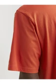 JACK JONES Erkek Kırmızı Bisiklet Yaka Tişört 12240121 - 5