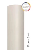 Ecce Mat Beyaz Kendinden Yapışkanlı Kaplama Folyosu 61 Cm X 3 Mt - 1