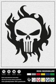 Ecce İSKELET STICKER 20 x 25 cm thumbnail 1