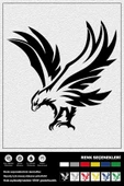 Ecce UÇAN KARTAL STICKER 35 x 35 cm - 1