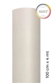 Ecce Mat Beyaz Kendinden Yapışkanlı Kaplama Folyosu 100 Cm X 4 Mt - 1