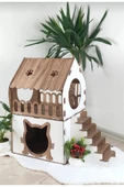 Ecce Teraslı Kedi Evi 5kg Ve Üzeri Kediler Için - 3