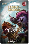 League of Legends 2800 RP TR - 1