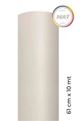 Ecce Mat Beyaz Kendinden Yapışkanlı Kaplama Folyosu 61 Cm X 10 Mt - 1