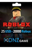 Gift Card 25 Usd 2000 Robux - 1