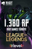 League Of Legends 1380 Rp Riot Points - 2