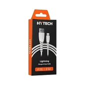 Hytech HY-XTK20 Lightning iphone Şarj Kablosu, Beyaz 1.Metre 2.4A - 5