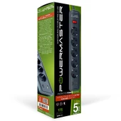 POWERMASTER PM-17565 10 AMPER - 2500 WATT - 175 JOULE 5'Lİ 2 METRE KABLOLU 2 USB'Lİ AKIM KORUMALI PRİZ - 4