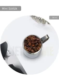 Mini Sütlük Paslanmaz Kahve Yanı Sütlüğü Çelik 90 ml - 1