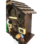 Eastar Yüzde 100 Masif Ahşap Guguklu Duvar Saati EC2305 thumbnail 6