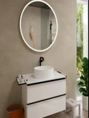 Hansgrohe Tecturis S Lavabo Bataryası 240 Mat Siyah 73370670 - 2
