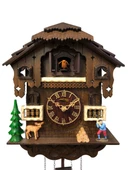 Eastar Yüzde 100 Masif Ahşap Guguklu Duvar Saati EC2305 thumbnail 3