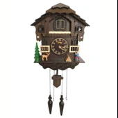 Eastar Yüzde 100 Masif Ahşap Guguklu Duvar Saati EC2305 thumbnail 1