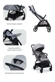 Kanz Xflop Autofold Kabin Boy Bebek Arabası Ultimate Grey - 5