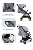Kanz Xflop Autofold Kabin Boy Bebek Arabası Ultimate Grey - 6