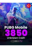 Pubg Mobile 3850 UC Unknown Cash (Yalnızla TR) ID - 1