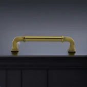 Alfa Metal Antik Sarı Kulp 160 mm-16cm Mobilya Çekmece Mutfak Dolabı Dolap Kapak Kulpları Kulb Kulpu thumbnail 6