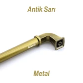 Alfa Metal Antik Sarı Kulp 160 mm-16cm Mobilya Çekmece Mutfak Dolabı Dolap Kapak Kulpları Kulb Kulpu thumbnail 3