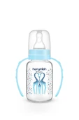 HANYMİSH KULPLU CAM BİBERON 125 ML - MAVİ - 4