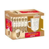 Cafe Crown Latte 16'lı Paket + Bardak Hediyeli x 6 Adet - 3