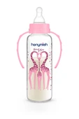 HANYMİSH KULPLU CAM BİBERON 240 ML - PEMBE - 5