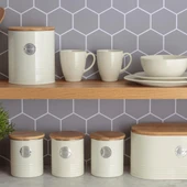 Typhoon 1401744 Living Serisi 3 Litre Kurabiye Saklama Kabı - Krem - 3