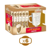 Cafe Crown Latte 16'lı Paket + Bardak Hediyeli x 6 Adet - 1