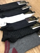 6 Lı Royam Axa Club Desenli Pamuklu Erkek Patik Çorap - 4