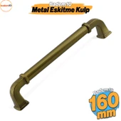 Alfa Metal Antik Sarı Kulp 160 mm-16cm Mobilya Çekmece Mutfak Dolabı Dolap Kapak Kulpları Kulb Kulpu thumbnail 1
