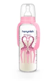 HANYMİSH KULPLU CAM BİBERON 240 ML - PEMBE - 4