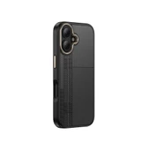 Apple iPhone 16 Plus Kılıf M-safe Şarj Özellikli Karbon Fiber Görünümlü Zore Antina Kapak - 8